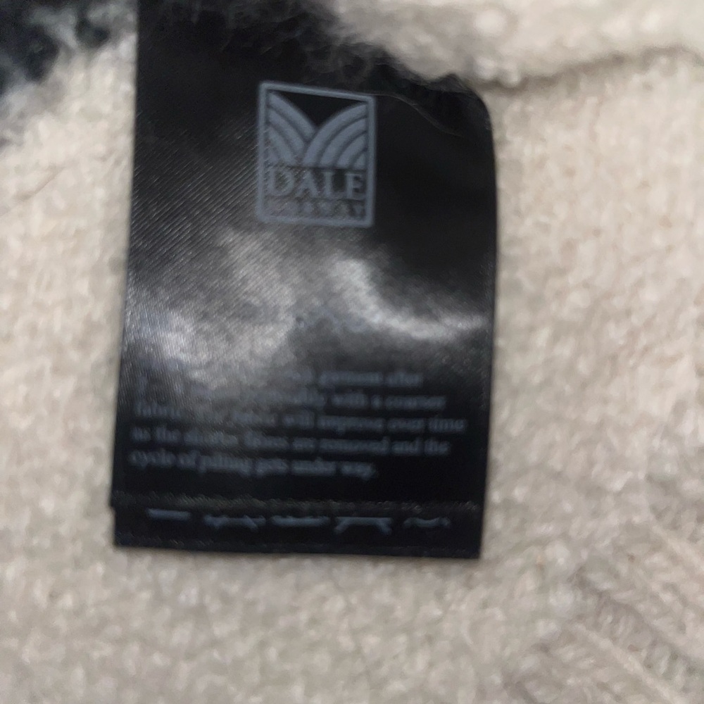 Dale Of Norway Falun women’s turtleneck Sweater White Nordic - Picture 8 of 9